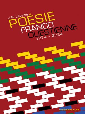 cover image of POÉSIE FRANCO-OUESTIENNE 1974 &#8211; 2024